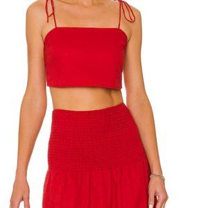 Sundays the Label Red Linen Set